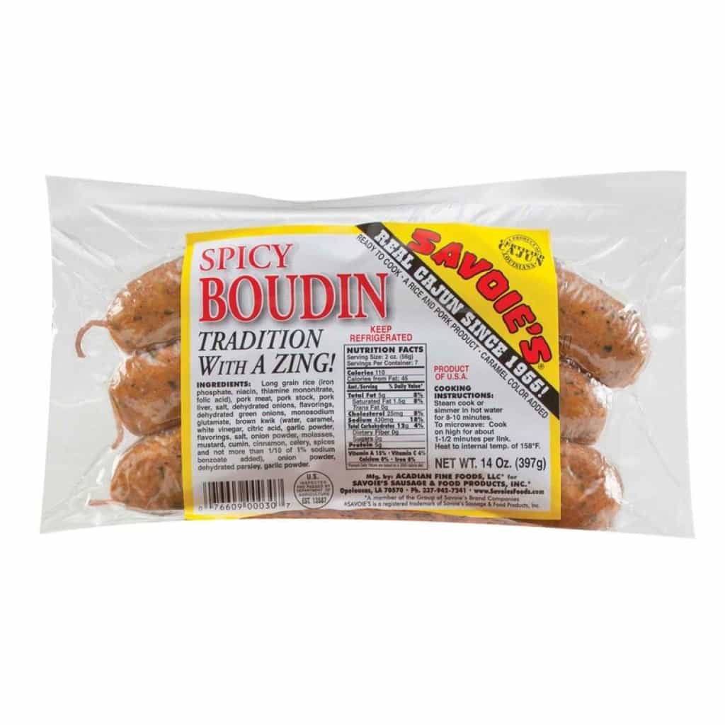 Savoie's Spicy Boudin