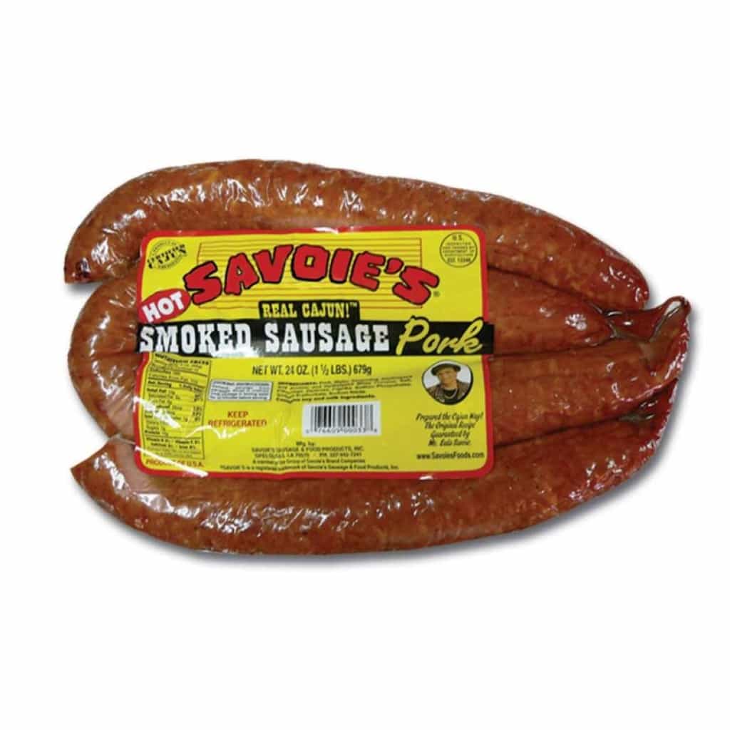 Savoie's Smoked Pork Hot Sausage
