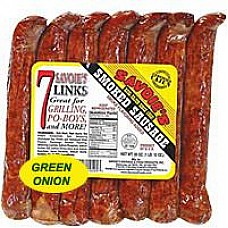 Savoie's 7 Links Smoked Mixed Green Onion 28 oz
